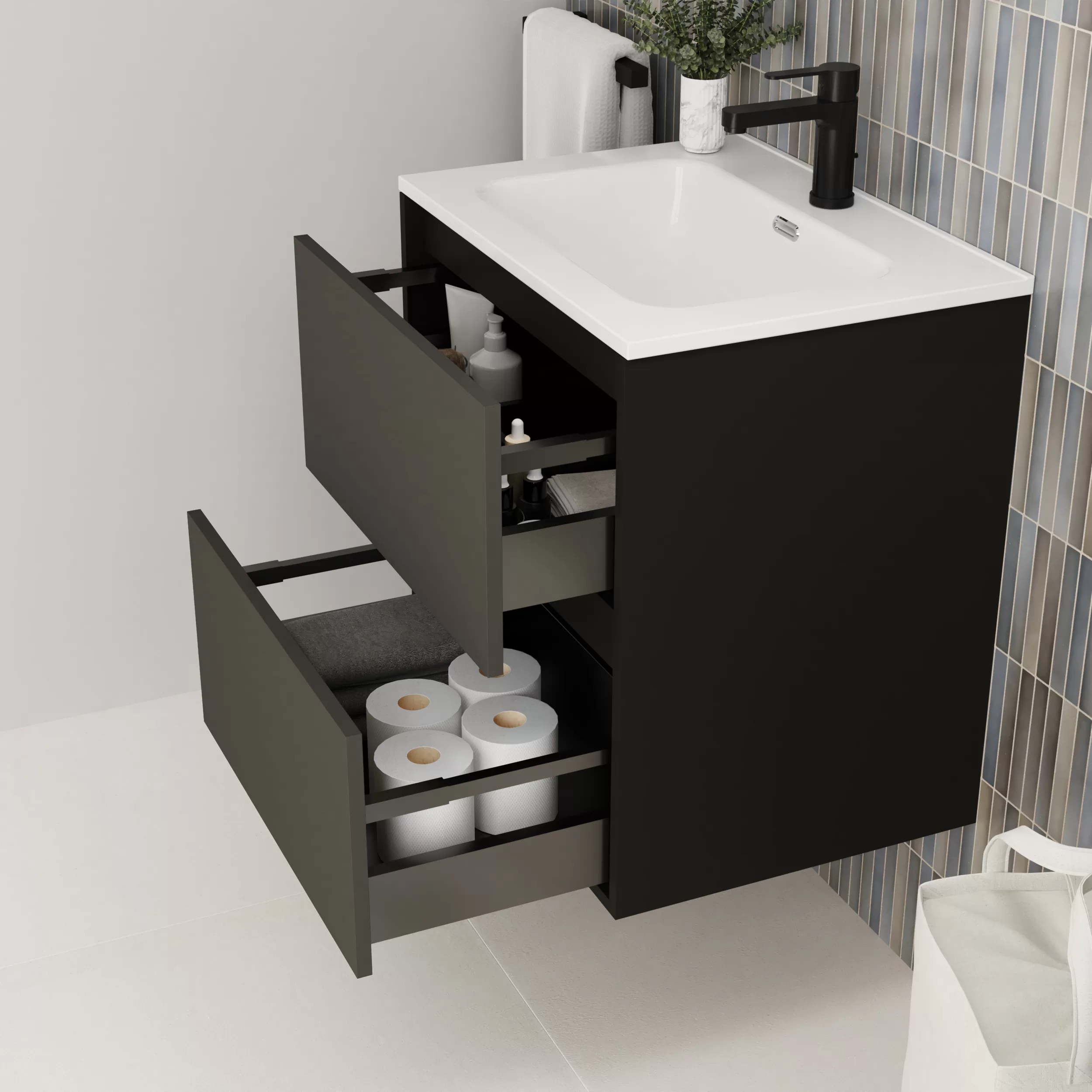 MUEBLE DE BAÑO CON ENCIMERA - Imagen 2